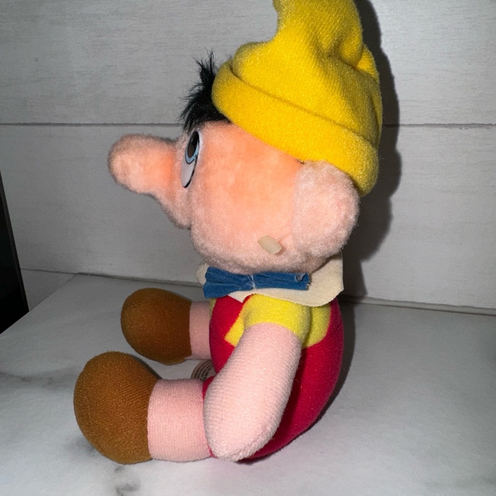 Vintage Walt Disney's Animated Film Classic Pinocchio Plush Doll Toy 7" - Picture 3 of 6